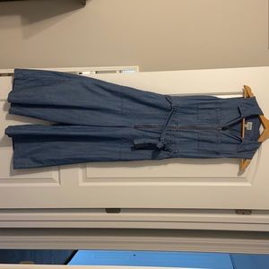 JCrew denim jumpsuit